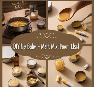 homemade lip balm for soft lips