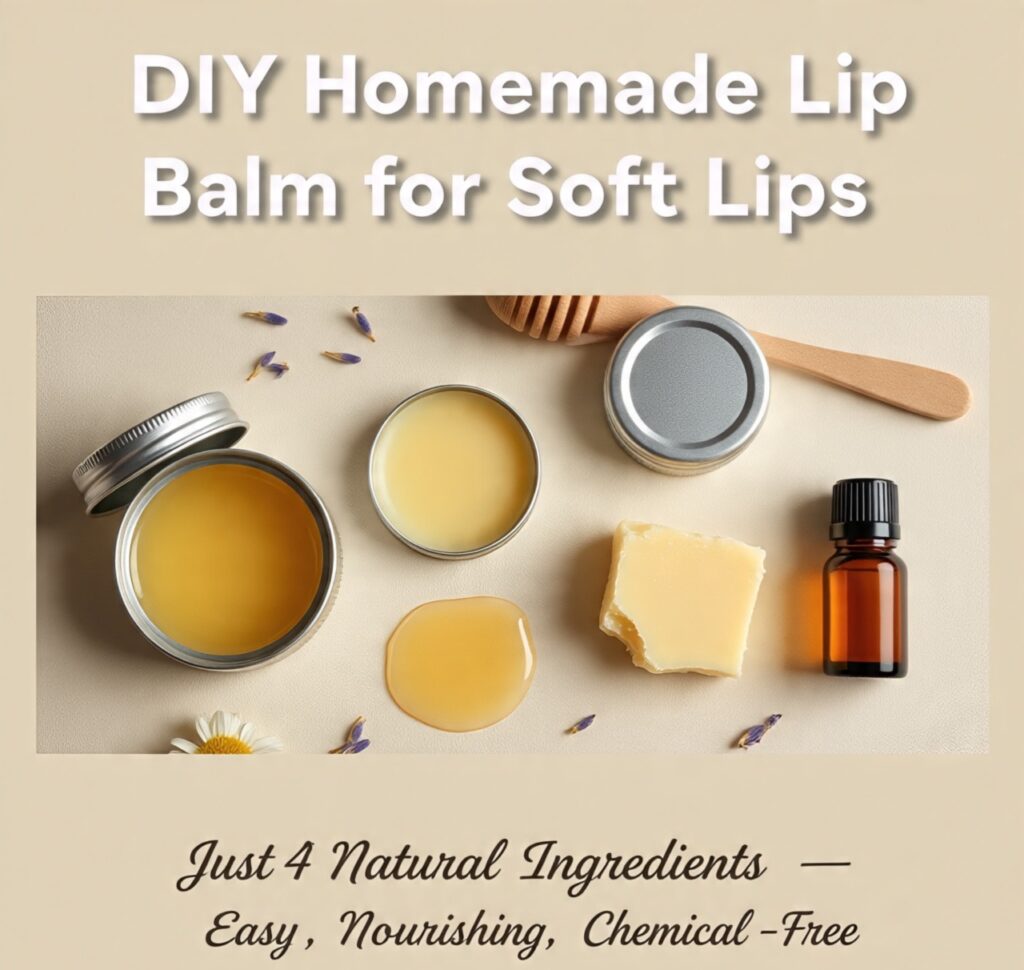 Homemade Lip Balm for Soft Lips