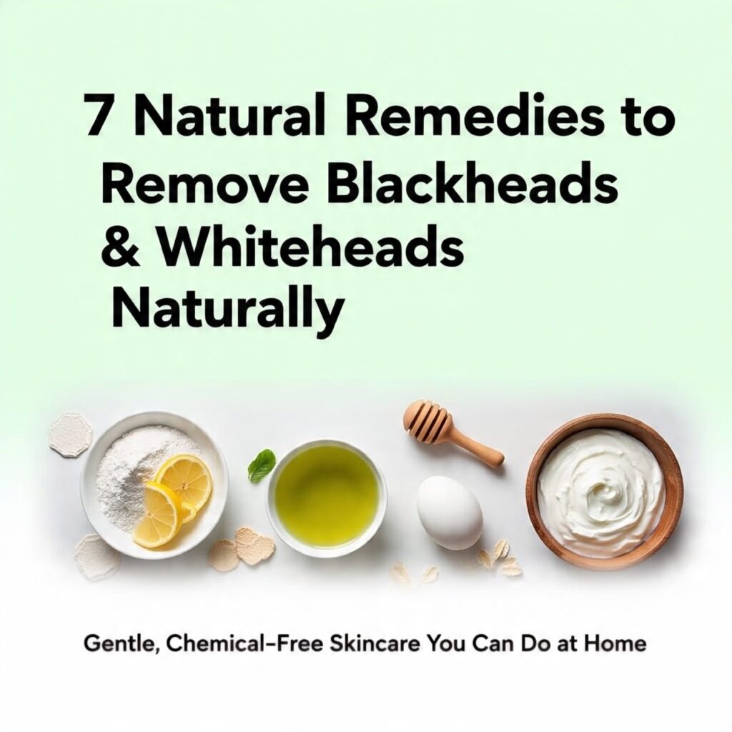 natural remedies for blackheads whiteheads