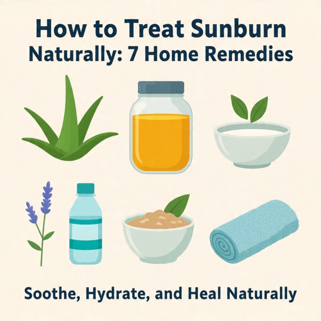 How to Treat Sunburn Using Home Remedies